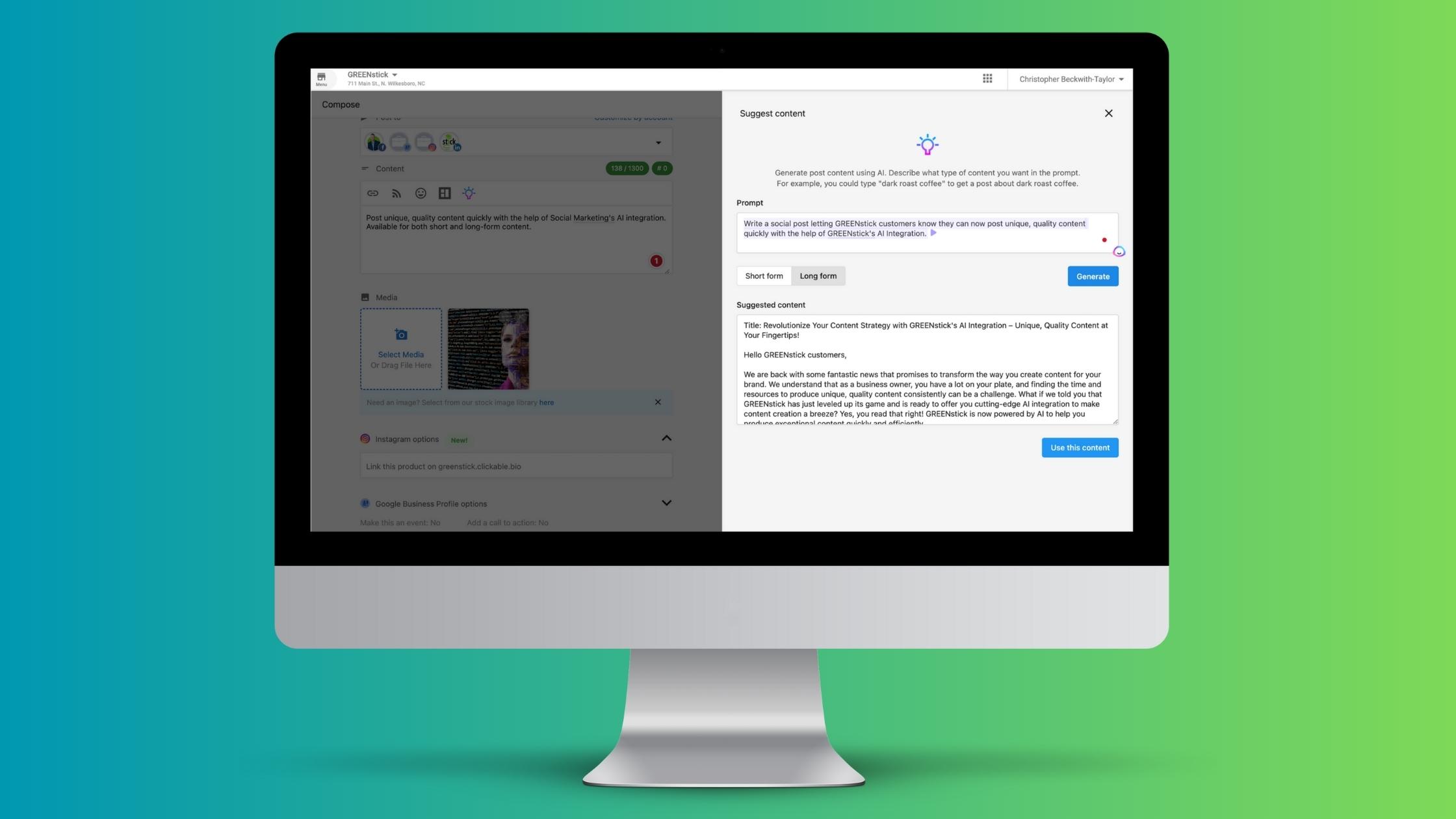 Revolutionize Your Content Strategy with GREENstick’s AI Integration – Unique, Quality Content at Your Fingertips! Revolutionize Your Content Strategy with GREENstick's AI Integration – Unique, Quality Content at Your Fingertips!