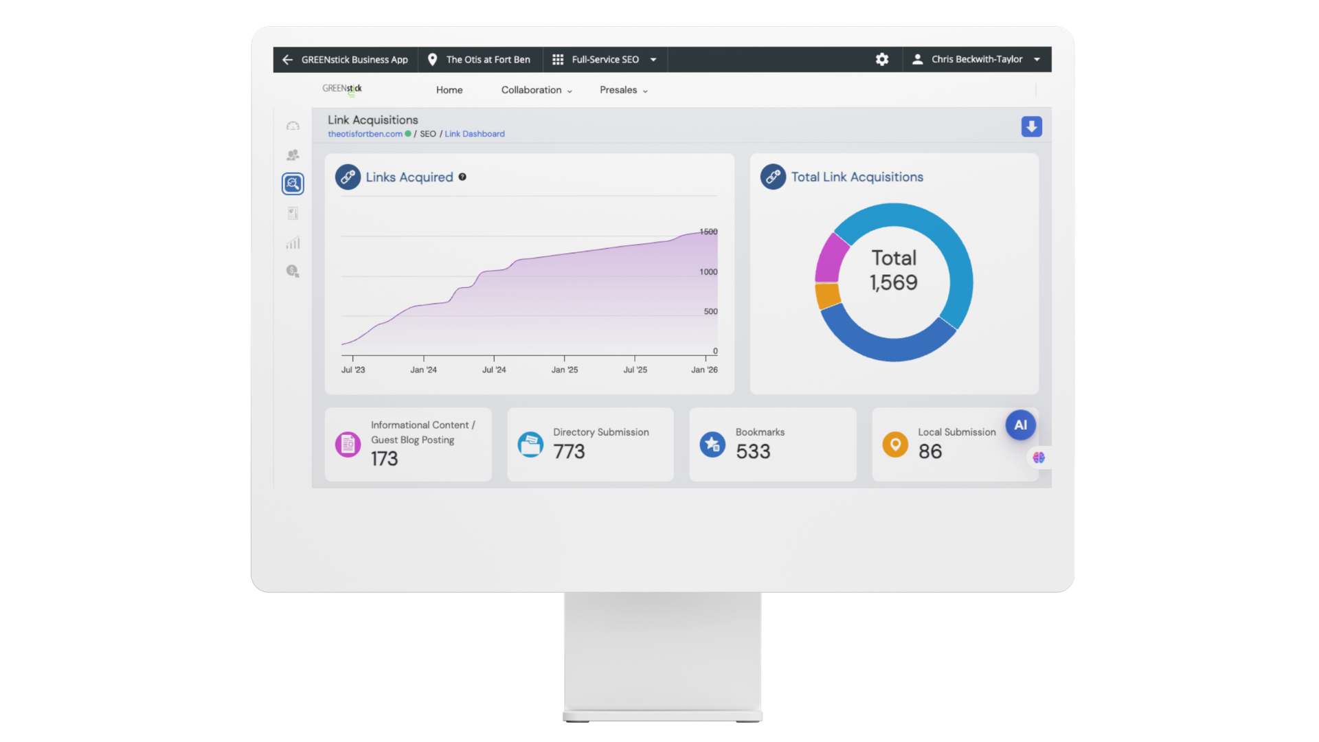 GREENStick Dashboard
